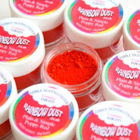 Red Cherry Pie Rainbow Dust llano y simple de colorantes en alimentos 