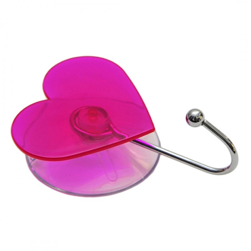 PERCHA VIOLETA CORAZON VENTOSA - Casa Joven Madrid