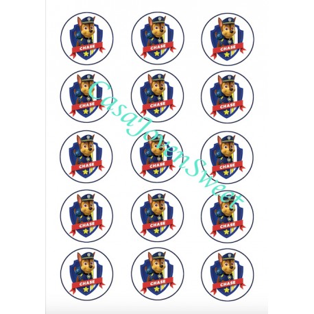 PAPEL DE AZUCAR 15U CHASE 5 CM