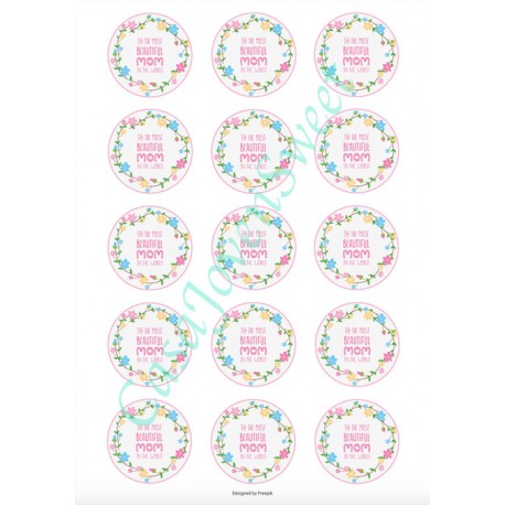 PAPEL DE AZUCAR MAMA3 DIN A4