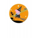 PAPEL DE AZUCAR PEPPA PIG 15 CM CIRCULO HALLOWEEN DIN A4