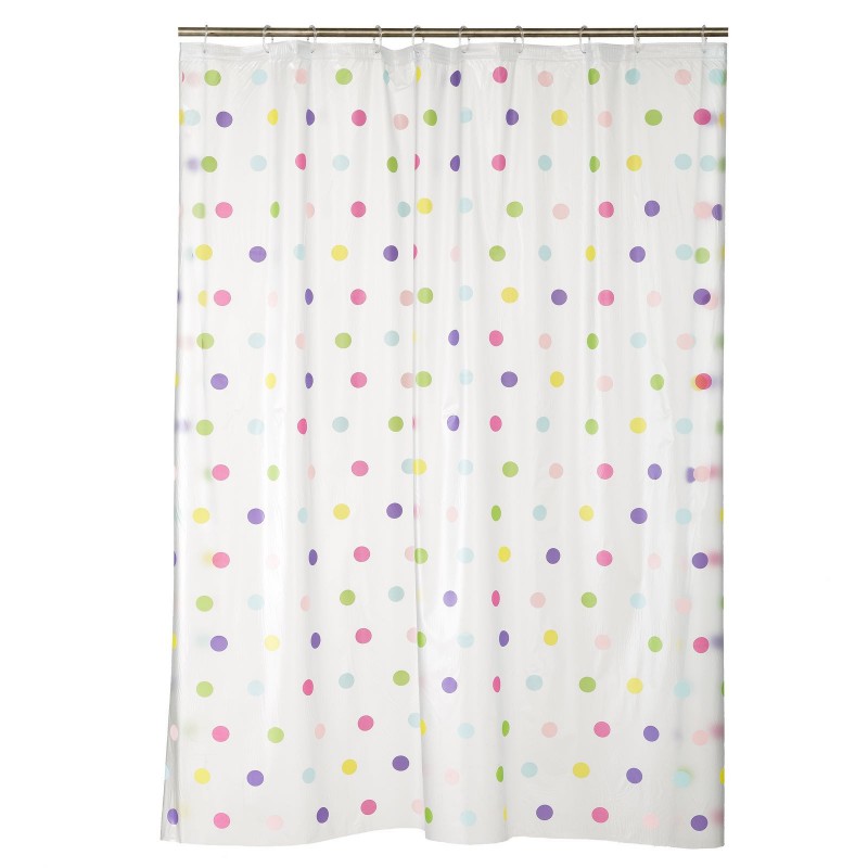 CORTINA DE BAÑO LUNARES 180X180CM - Casa Joven Madrid
