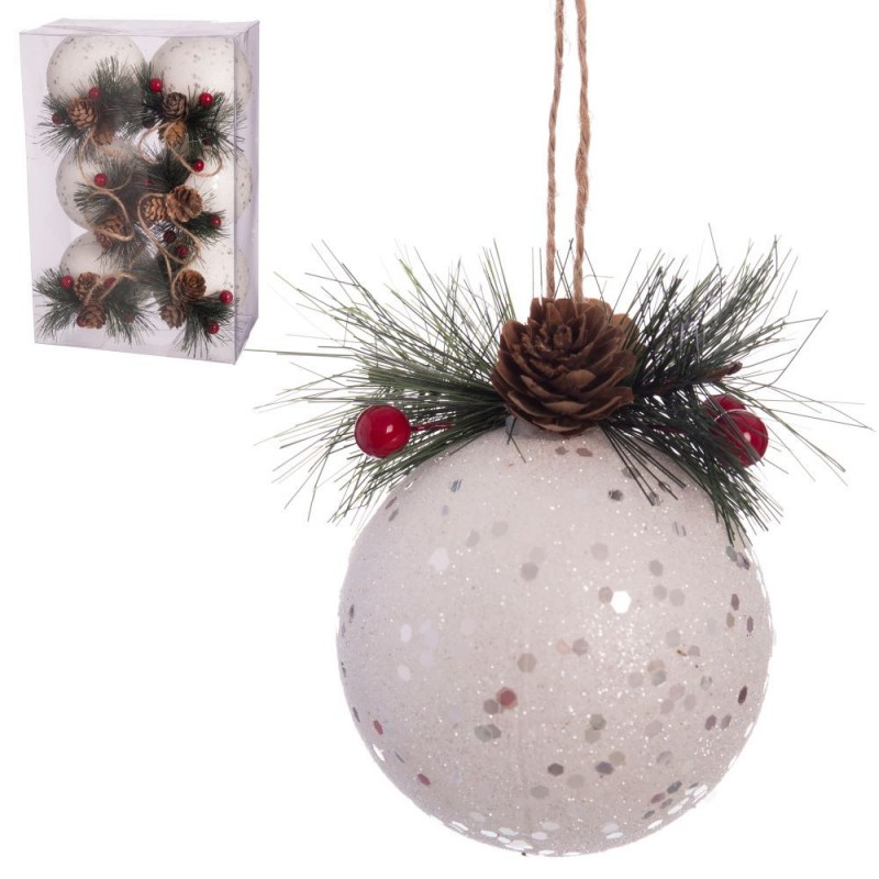 Valery Madelyn 16 Piezas Bolas de Navidad de 8cm Adornos Navideños para Arbol Regalos de Colgantes de Navidad Bosque Decoración de Bolas de Navidad Inastillable Plástico de Cobre y Dorado 