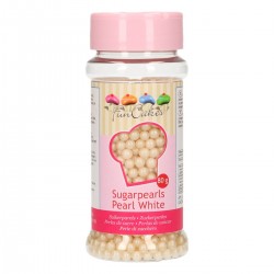 perlas de azúcar blancas