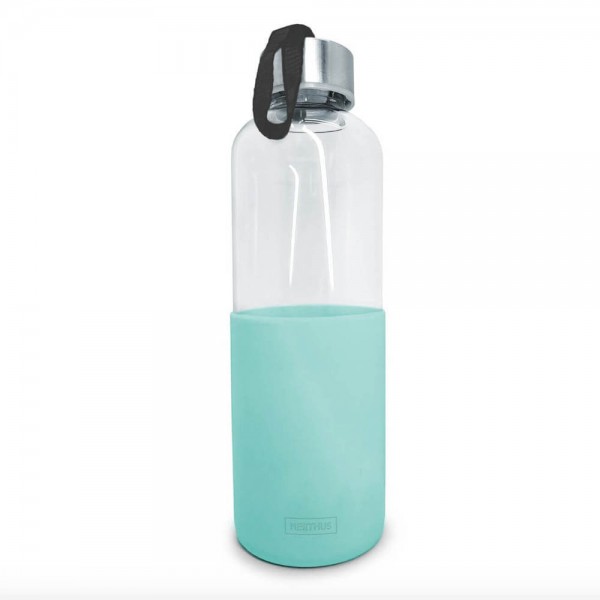axentia Unisex Botella de agua de cristal para adultos 