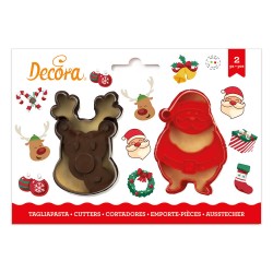 Cortador galletas Navidad - Santa Claus/Reno