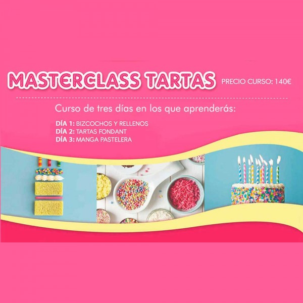 MASTER TARTAS 3 DIAS  TARDES DE MARZO