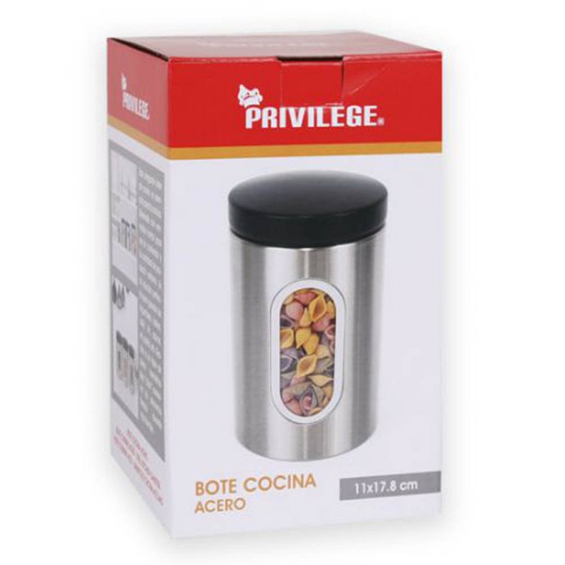 BOTE ACERO 11X17.8CM