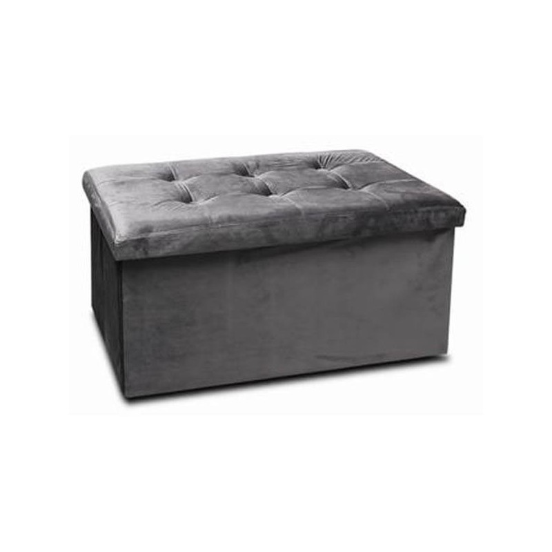 puff terciopelo almacenaje
