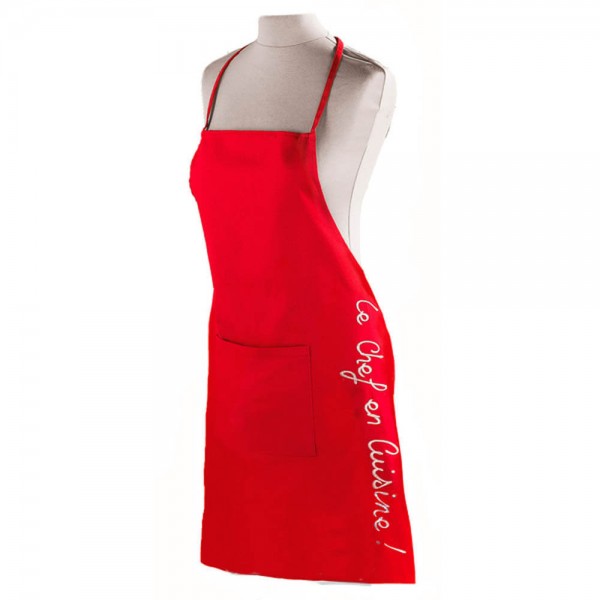 Pañuelo Rojo, Pañuelo 100% Algodón, Paisley Design, Accesorio Chef
