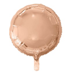 globo foil oro rosa