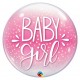 globo baby shower rosa