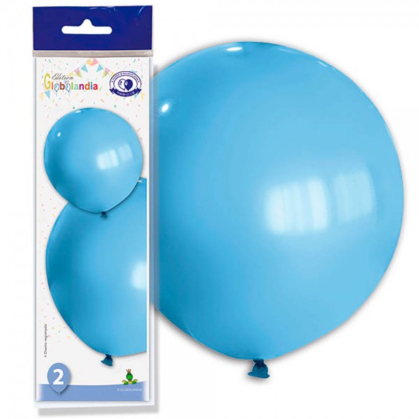 globos gigantes azules