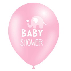 globos babyshower rosa