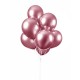globos cromados rosas