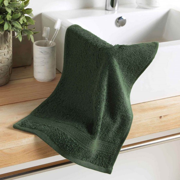 toalla tocador verde
