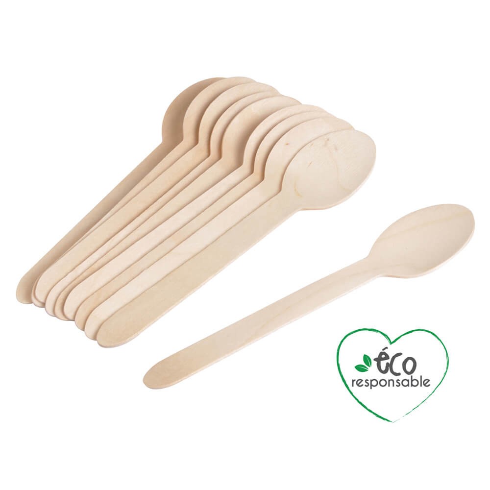 Cucharas de bambú para bebés, 100 piezas, 7,5 cm, 9cm, 10cm, cuchara para  miel - AliExpress