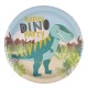 platos desechables dinosaurio