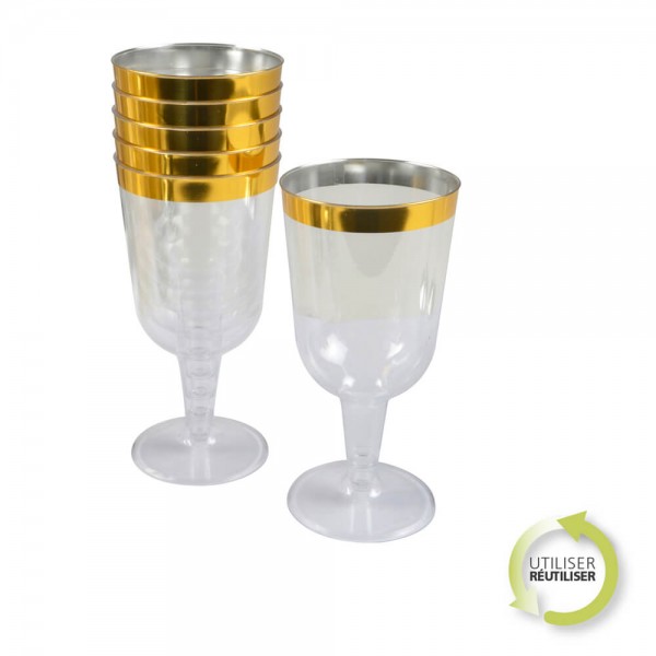 Copas de plástico reutilizable para vino o helado 200mml
