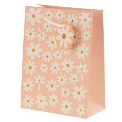 Bolsa de regalo de papel naranja pequeña con fondo cuadrado, bolsas de  papel kraft con asas para Halloween, boda, baby shower, fiesta de  cumpleaños
