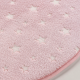 alfombra infantil rosa