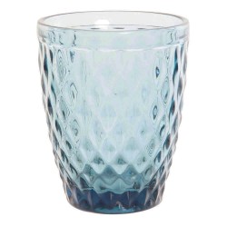 vaso agua azul