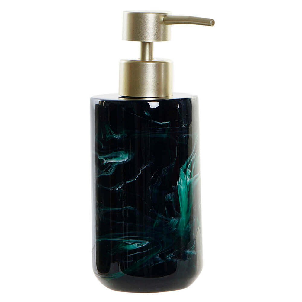 Dispensador de Jabón Baño de Burbujas Dolomita textil de mármol azul oscuro diseño cónico 
