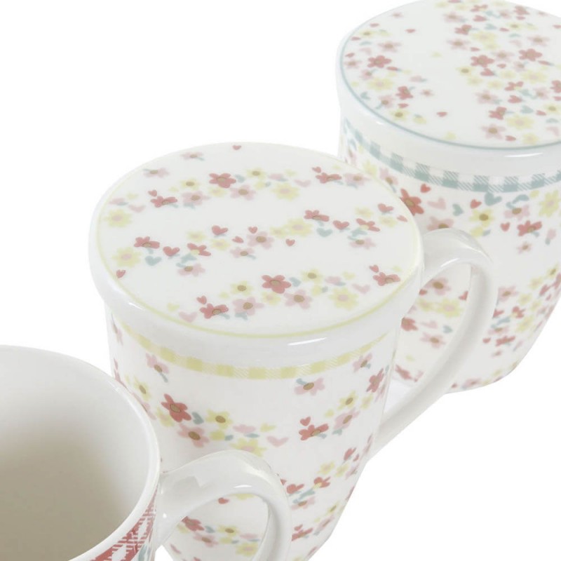 Taza de té Zen con filtro de porcelana - Salón des Fleurs