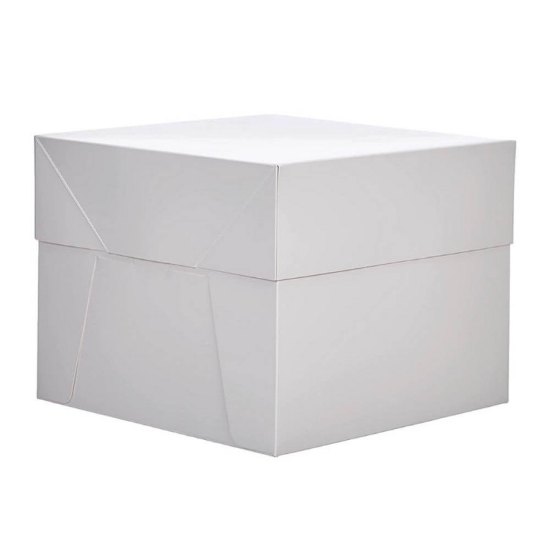 Caja transparente con base, tapa y lazo Crystal 6 cupcakes 27 x 18 x 14 cm  - PME