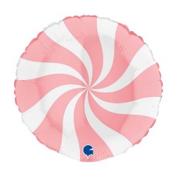 globo espiral rosa