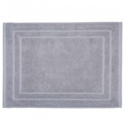 alfombra de baño gris