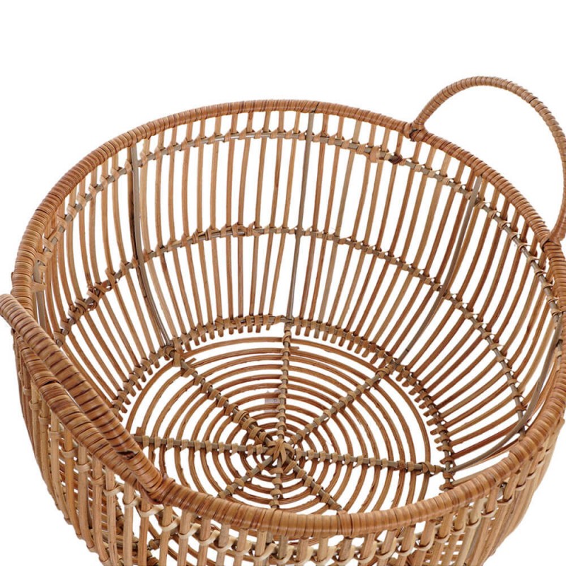  HJUIK RattanStorage - Cesta de ratán para pan, cesta redonda de  mimbre, cesta de almacenamiento tejida, cestas de mimbre decorativas para  cosas, artículos para el hogar, cocina : Hogar y Cocina