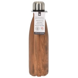 Botella térmica - madera 500ml