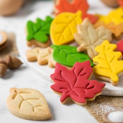 Cortadores de galletas - hojas de otoño