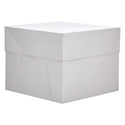 Caja para tarta blanca 30x40cm