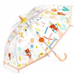 Paraguas infantil transparente - Gatitos