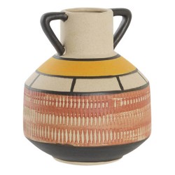 jarrón decorativo - cerámica terracota asitas 13.5x15.6cm