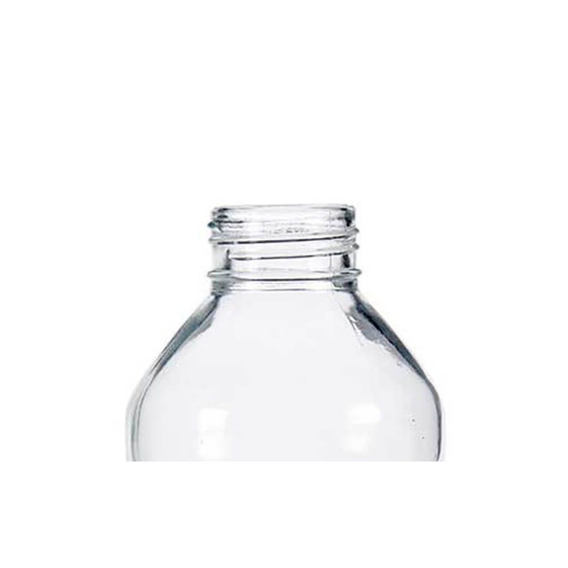 Genérico Botella agua cristal 1 litro nevera, botella de agua de