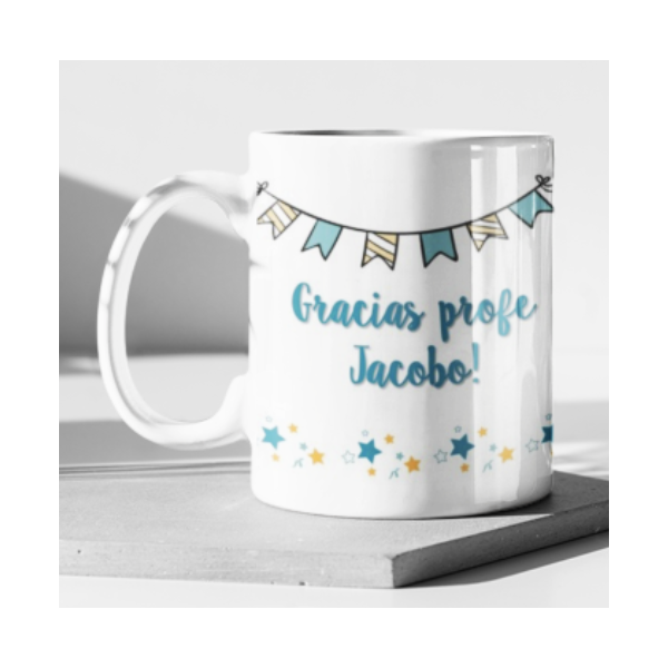 Taza de café personalizada para profesor, taza de texto con nombre  personalizado, regalos personalizados para profesores de parte de  estudiantes