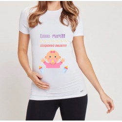 camiseta personalizada futura mama