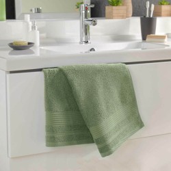 toalla baño verde
