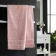 toalla ducha rosa