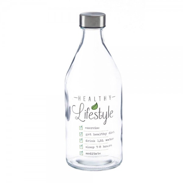 Botella agua 1litro - Healthy Lifestyle
