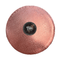 Cake drum redondo oro rosa 30cm, 12mm