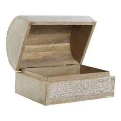 Caja baúl madera 11x11,5x19cm