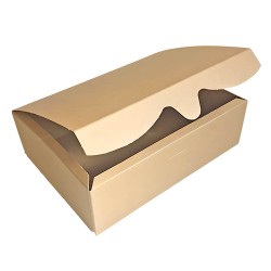 Caja repostería Kraft  20.2x15.7x6cm