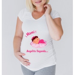 camiseta personalizada embarazada