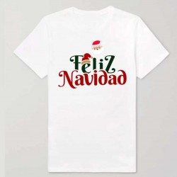 camiseta personalizada feliz navidad