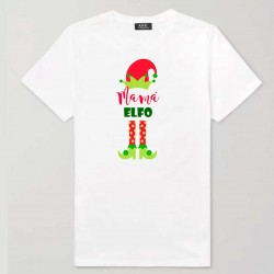 Camiseta personalizada navidad Mamá elfo