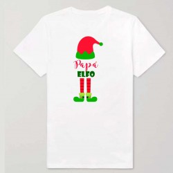 Camiseta personalizada Navidad Papá elfo